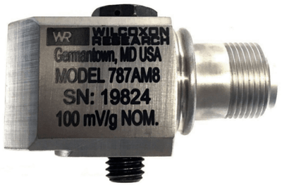 Wilcoxon Sensing Technologies Low Profile Industrial Accelerometer, Model 787A-M8-IS